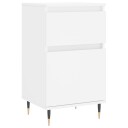  Skjenk hvit 40x35x70 cm konstruert tre
