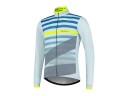 Rogelli Stripe vinterjakke windtex grå/blå/flour herre