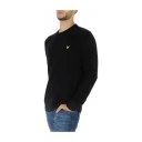 Lyle & Scott Herre Strikkevarer Svart M