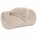 vidaXL Kastteppe Beige 130 x 150 cm Fleece
