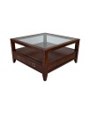 Martino sofabord glassplate Noble Brown