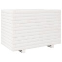  Plantekasse hvit 70x40x49,5 cm heltre furu