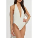 Balmain Dame Svømmetøy Beige 2XS,