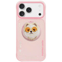 Nimmy Glasses Cool Dog MagSafe Deksel for iPhone 17 Pro Max   Rosa