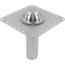 Blücher Taknedløp For Selvfallende Tak Takpappflens 400x400mm Ø110mm
