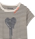 Zadig & Voltaire T skjorte   Audrey   Off White/Svart Stripet m.   Zadig & Voltaire   12 år 152   T skjorte Hvit