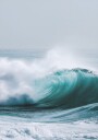 Ocean Wave in Motion Plakat Plakat / 21x30cm