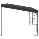 vidaXL Veggmontert paviljong 4x3x2,5 m antrasitt