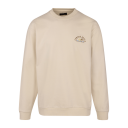 Enzo Sweatshirt Birch L Printed terry crewneck