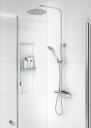 Gustavsberg GB41208430 Takdusj 160 c/c, rund Krom