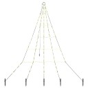  LED juletre med 112 LED med jordspyd Varmhvit 182 cm Metall