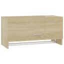 vidaXL Garderobe sonoma eik 70x32,5x35 cm sponplate