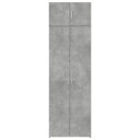 Oppbevaringsskap betonggrå 70x42,5x225 cm konstruert tre 8721102654213