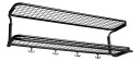 Essem Design Classic 650 hattehylle sort/sort, 2 niv?er, 60 cm