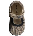 En Fant Ballerinasko Beige m. Mønster/Velcro En Fant 18 Tøfler Brun