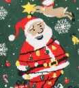 Jule Sweaters Genser m. LySanta Jul Star   Mørkegrønn   Jule Sweater   1 2 år 80 92   Genser