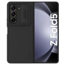 Samsung Galaxy Z Fold5 Nillkin CamShield Silky Hybrid-deksel Svart