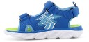 Leaf Filipstad Blinkende Sandaler Blue/Lime 34