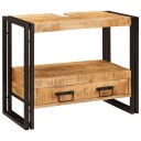  Servantskap til bad 71 x 33 x 58 cm Massiv Mangotre Jern