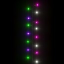 vidaXL LED-strenglys med 3000 lysdioder pastell flerfarget 65 m PVC