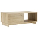 vidaXL Kaffebord Sonoma eik 95 x 50,5 x 35 cm Konstruert tre