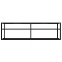 vidaXL TV-benk gjennomsiktig 140x40x40,5 cm herdet glass