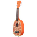 Kala Ka-Nv-Orng Novelty Series Orange Soprano Ukulele, Med Bag