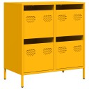  Skjenk sennepsgul 68x39x73,5 cm kaldvalset stål 8721102930164