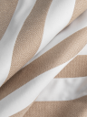 Diyti Wide Stripe Glassunderlag 10x10 cm 4 pk Beige