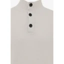 Genti, Herre, Strikkevarer, Hvit, 2XL,