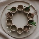 Cooee design Krans påskedekorasjon, sand