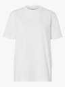 Selected Femme Relax Colwoman Short Sleeve Mock Neck Tee Hvit L