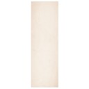 Teppe HUARTE kort luv mykt og vaskbart beige 80x250 cm