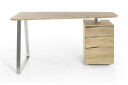 Skrivebord Hilana 150 cm med Oppbevaring 3 Skuffer   Massiv Eik