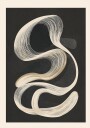 Abstract Line Movement Plakat Plakat / 40x50cm
