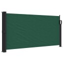  Uttrekkbar sidemarkise mørkegrønn 100x300 cm