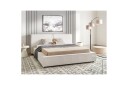 Dubbelsäng Beliani Linards med lamellram Brun Svart 160x200 cm White 160x200 VALUE_MISSING_3  