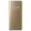 Luxury Mirror View iPhone 7/8/SE (2020)/SE (2022) Flip-deksel Gull