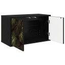 vidaXL Vegghengt TV skap ELBURG 69 x 33 x 40 cm Svart eik
