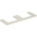 Geberit One benkeplate 133,8x47,3 cm høyglans beige
