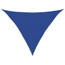 vidaXL Solseil 160 g/m² blå 3x3x4,2 m HDPE