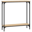  Konsollbord sonoma eik 75x22,5x75 cm konstruert tre 8720845419721
