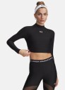 Under Armour HeatGear Crop Mock LS