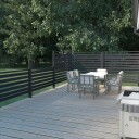 Aluminiumsgjerde Skotte Garden Rand Sort 180x160 cm