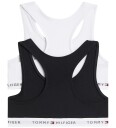 Tommy Hilfiger 2 Pack Cotton Bralette   White   152 164