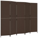  Romdeler 5 paneler brun polyrotting 8721012243910
