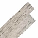  Gulvplanker 18 pcs Grå 5,26 m² PVC