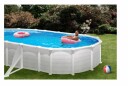 Swim & Fun basic basseng oval 610 x 375 x 120 cm hvit KIT610ECO
