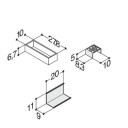 Dansani Global Metallinnsats til kassett 10x5x9 cm
