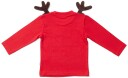 Luca &  Lola Baby Langermet T-shirt Santa Is Real Deer Red 56